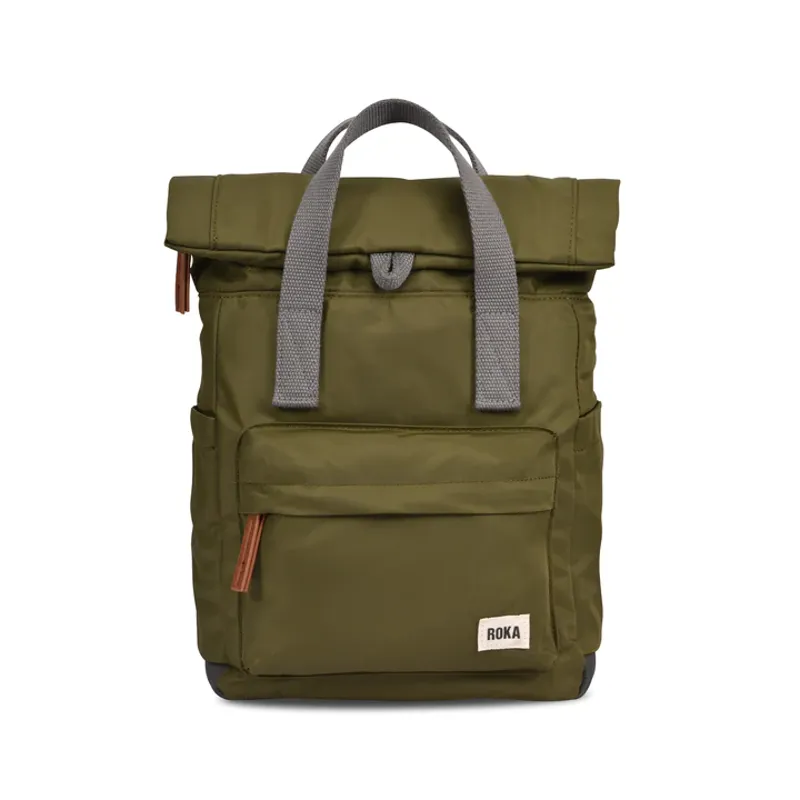 Roka Canfield B Small Recycled Nylon in Military