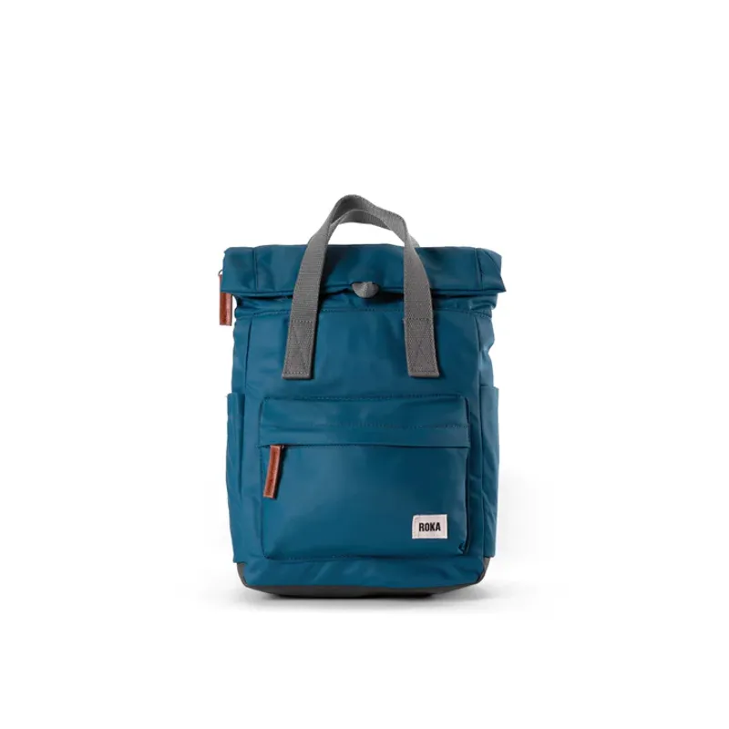 Roka Canfield B Small Recycled Nylon Bag in Marine