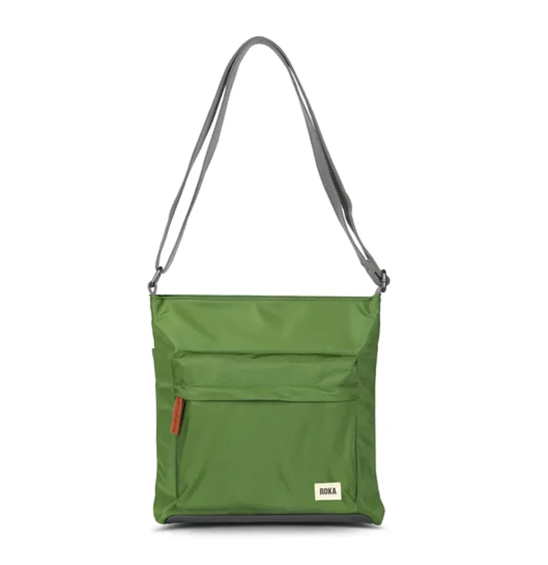 Roka Kensington B Sustainable Cross Body Bag in Avocado