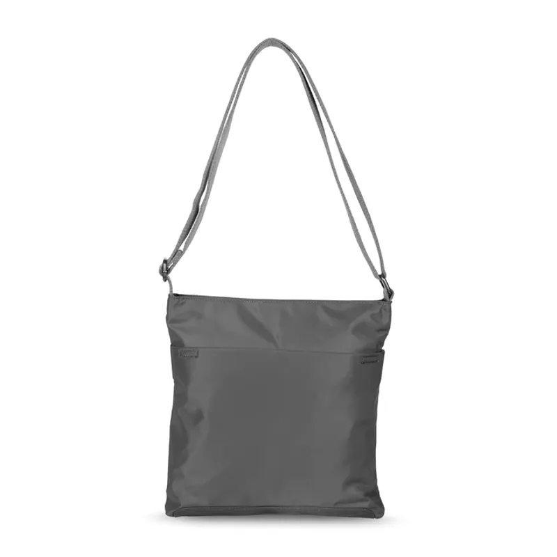 Roka Kennington B Recycled Nylon Cross Body Bag in Graphite-1