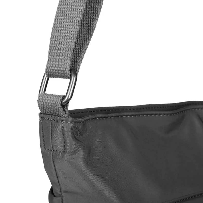 Roka Kennington B Recycled Nylon Cross Body Bag in Graphite-2