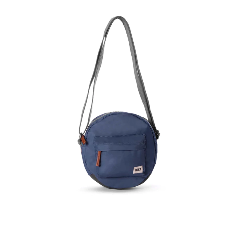 Roka Paddington B Sustainable Cross Body Bag in Airforce