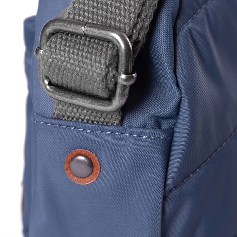 Roka Paddington B Sustainable Cross Body Bag in Airforce-3