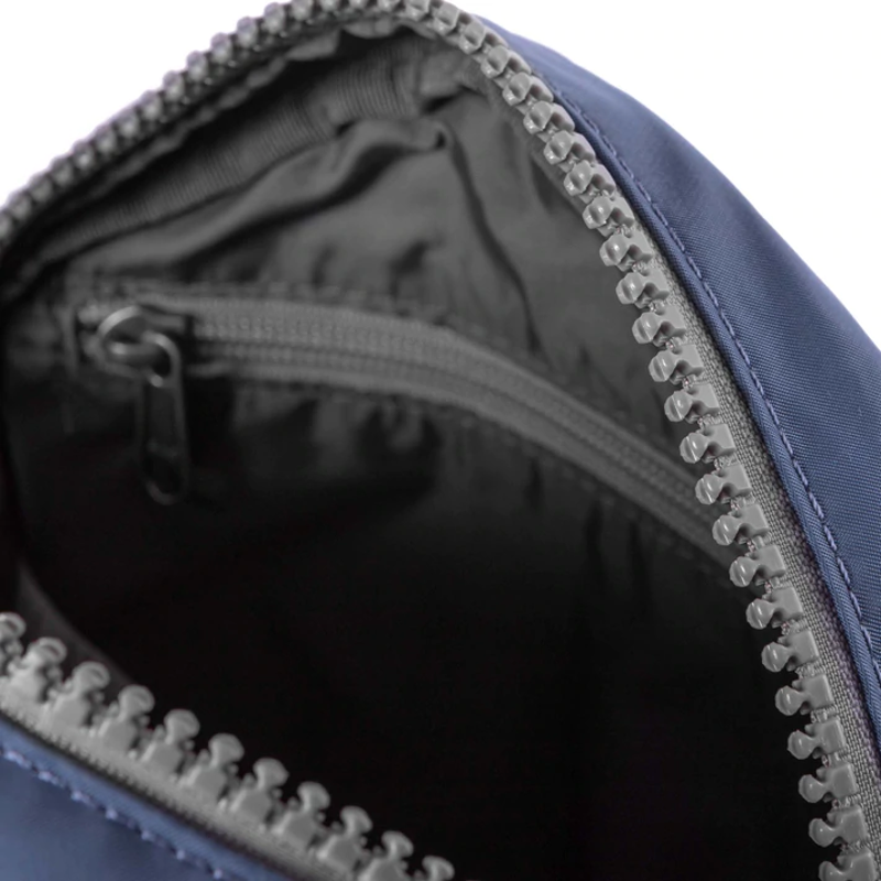 Roka Paddington B Sustainable Cross Body Bag in Airforce-5