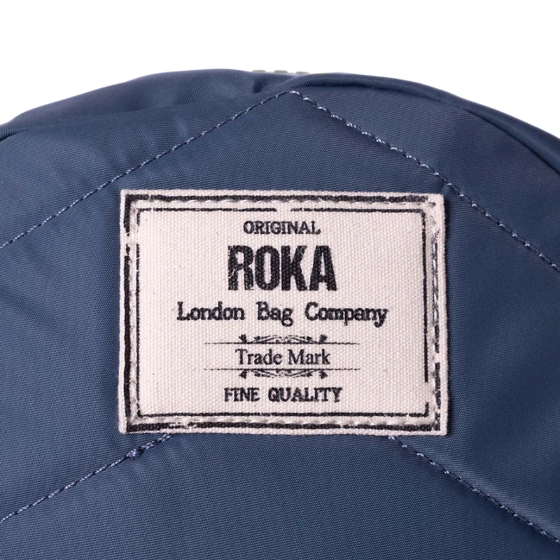 Roka Paddington B Sustainable Cross Body Bag in Airforce-6