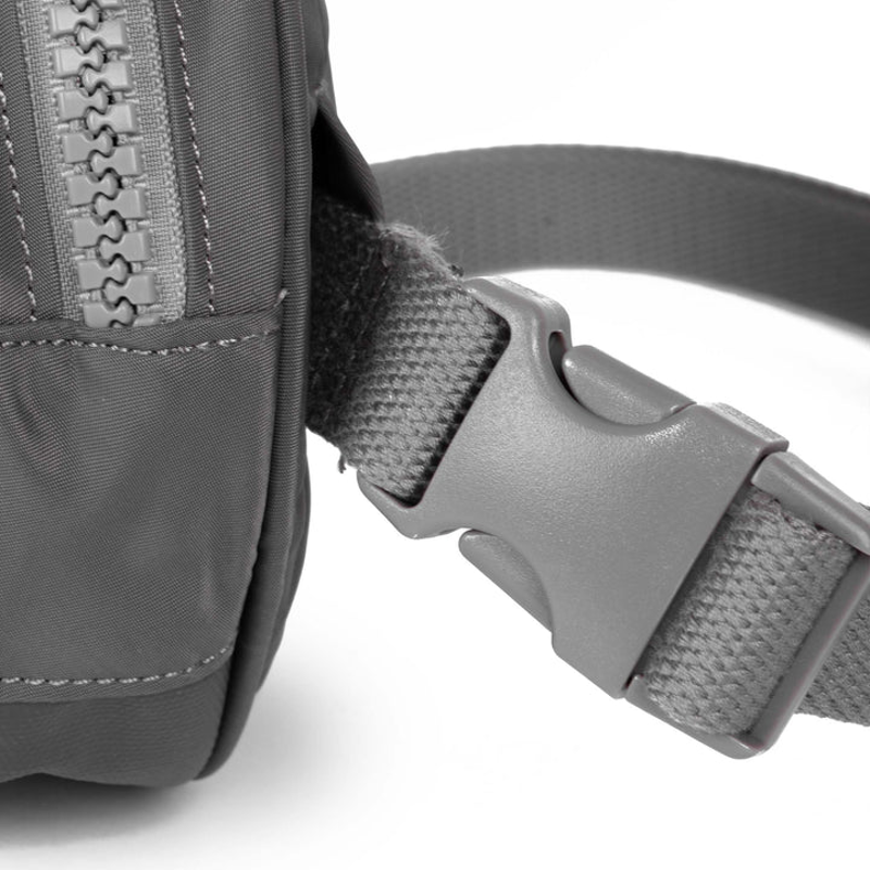 Roka Paddington D Recycled Nylon Hip Pack in Graphite-2