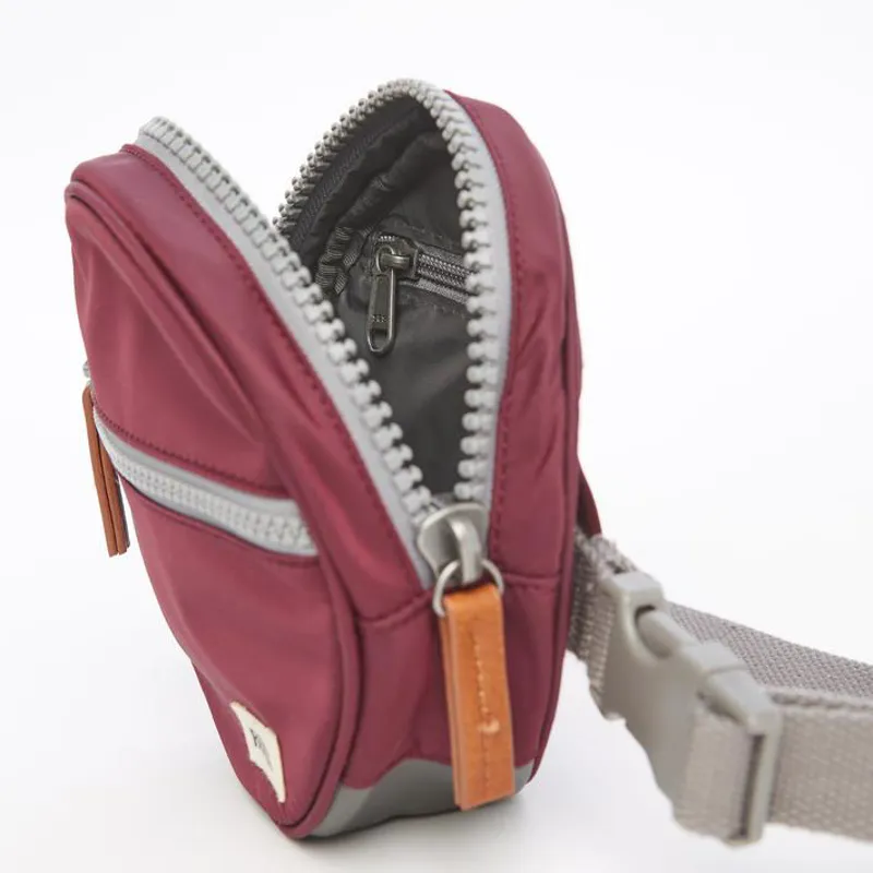 Roka Paddington D Sustainable Hip Pack in Plum-2
