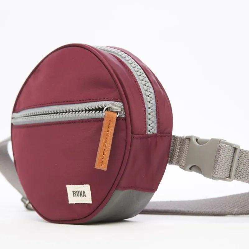 Roka Paddington D Sustainable Hip Pack in Plum-3