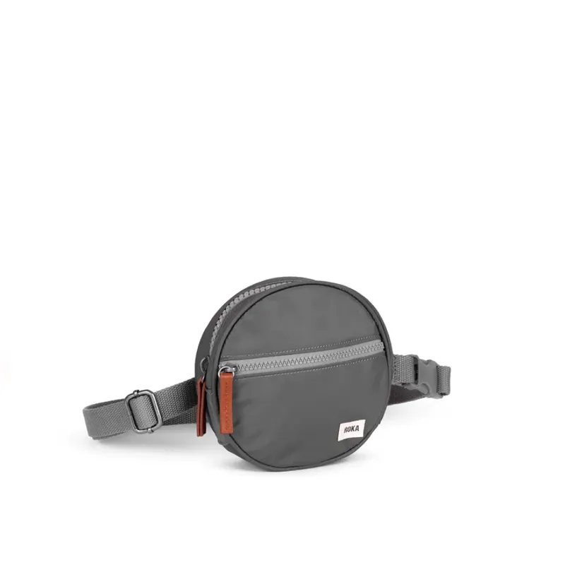 Roka Paddington D Recycled Nylon Hip Pack in Graphite