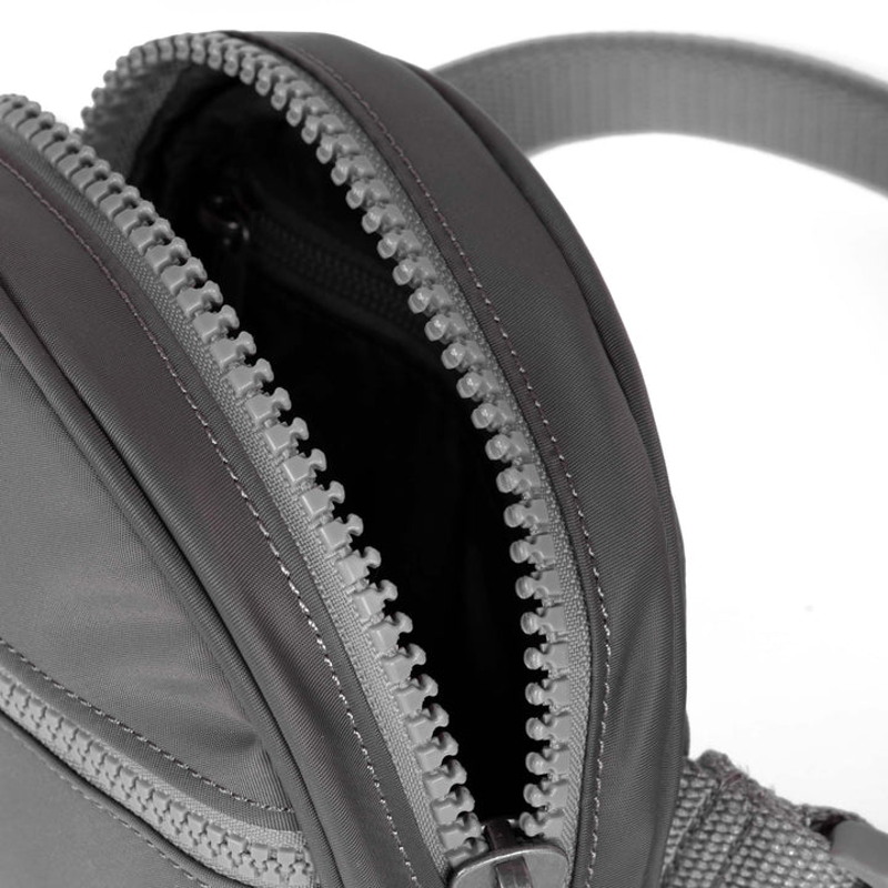 Roka Paddington D Recycled Nylon Hip Pack in Graphite-3