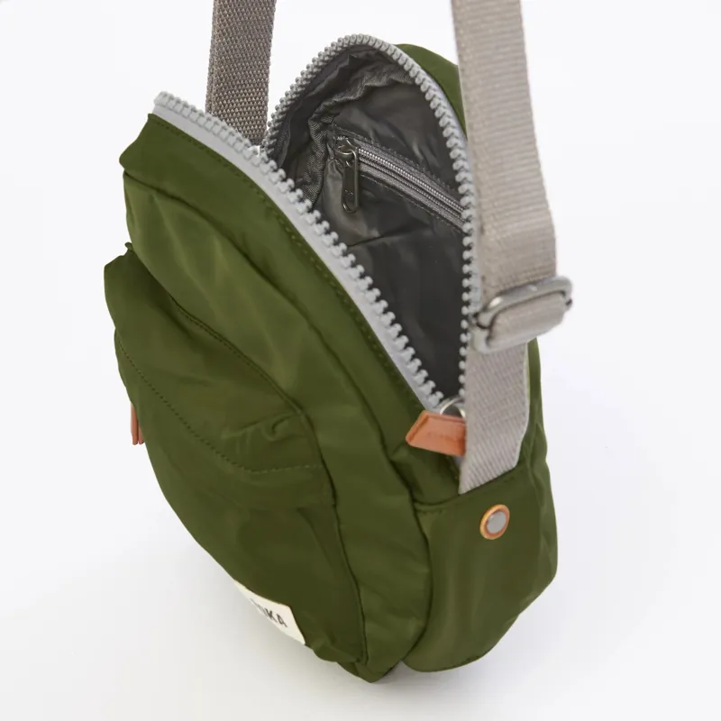 Roka Paddington B Sustainable Cross body in Avocado-1