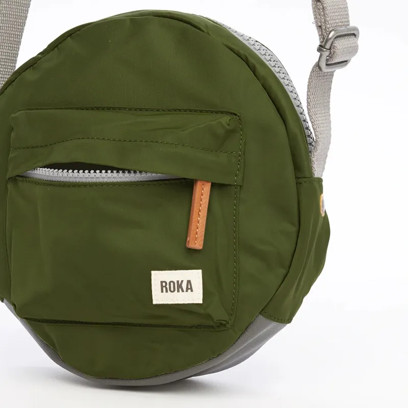 Roka Paddington B Sustainable Cross body in Avocado-2