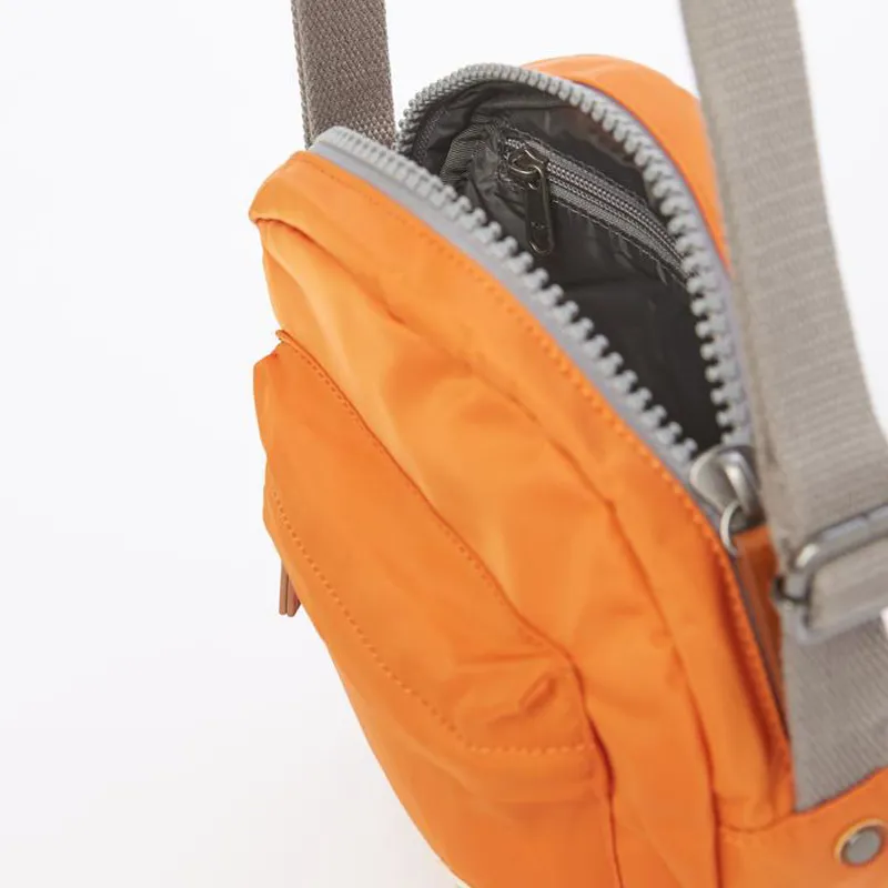 Roka Paddington B Sustainable Cross body Bag in Burnt orange-2