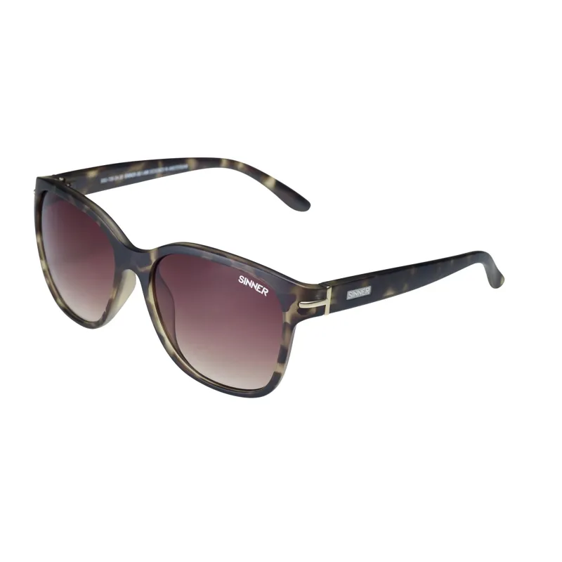 Sinner Paraiso Polarised Sunglasses in Olive tortoise shell 