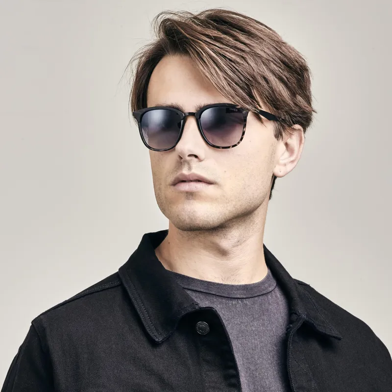 Sinner Cowell Sunglasses in Black Toritise-3