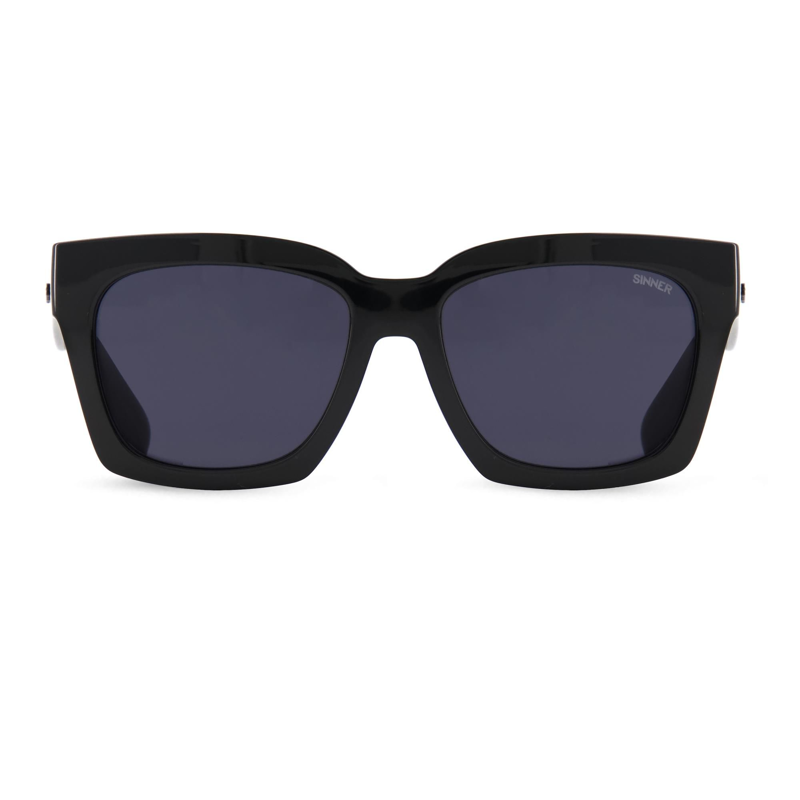 Sinner Mystic Sunglasses in Black/Smoke-2
