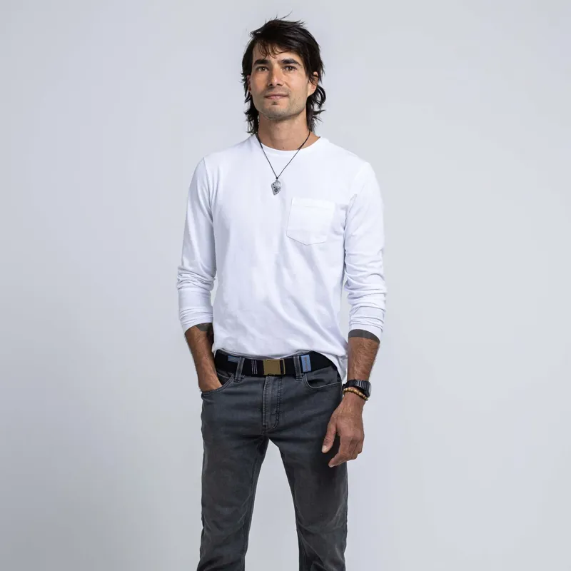 Arcade Splice Belt in Black Dusk-4