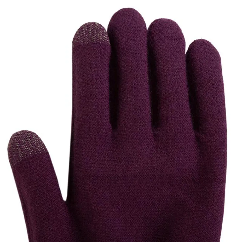 Trekmates Merino Touch Glove in Blackcurrant