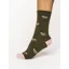 Thought GOTS Wild Animal Socks Womens in Olive Green