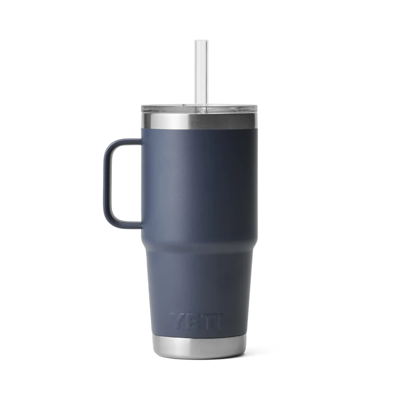 Yeti Rambler 25 Oz Straw Mug in Navy-2
