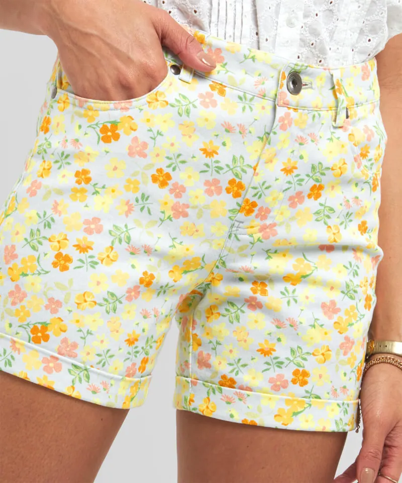 Joe Browns Cutest Floral Denim Shorts-3
