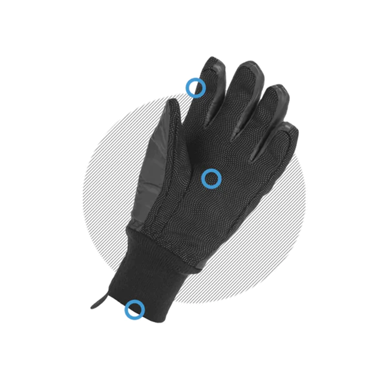 Sealskinz Lexham Waterproof All Weather Lightweight Insulated Glove in Black-1