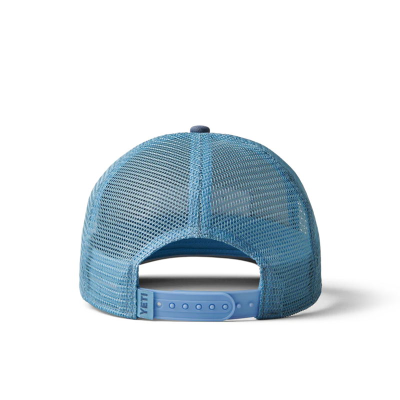 Yeti Logo Badge Trucker in Indigo-1