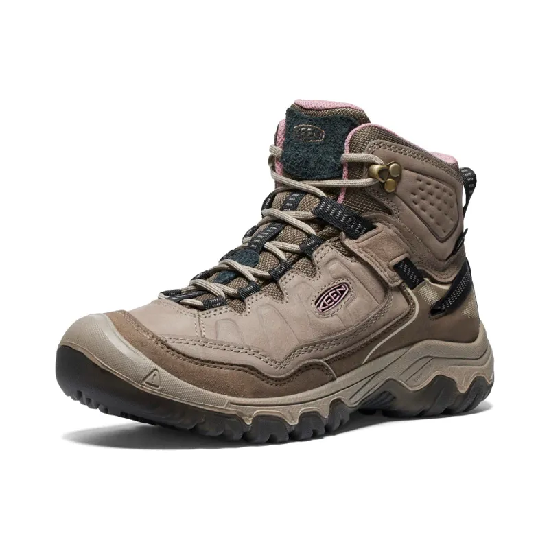 Keen Targhee IV Mid WP Womens in Brindle/Nostalgia Rose