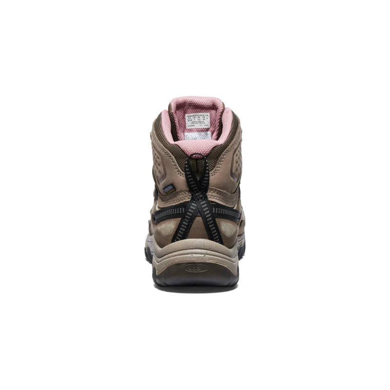 Keen Targhee IV Mid WP Womens in Brindle/Nostalgia Rose-2
