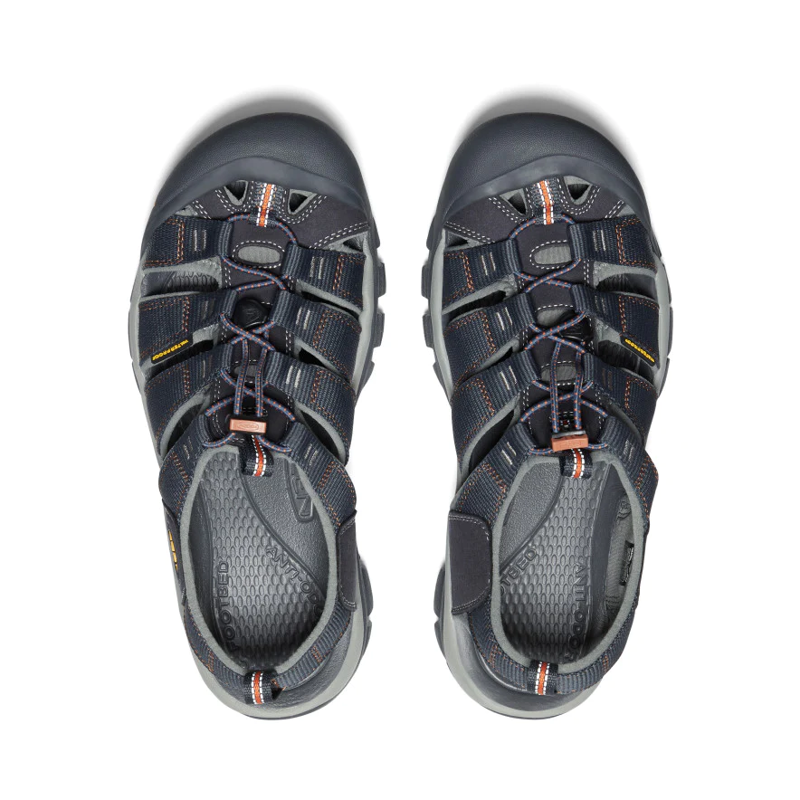 Keen Newport H2 Mens Sandals in India Ink/Rust-4