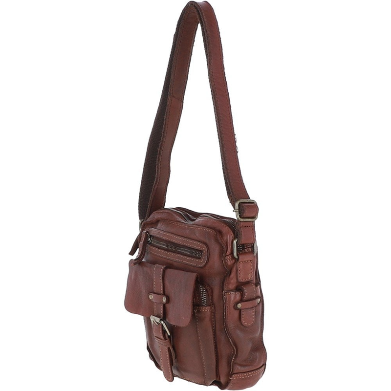 Ashwood Sergio Leather Handbag in Brandy-3