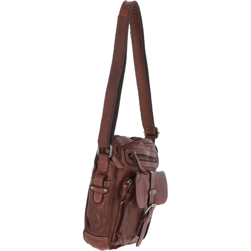 Ashwood Sergio Leather Handbag in Brandy-1