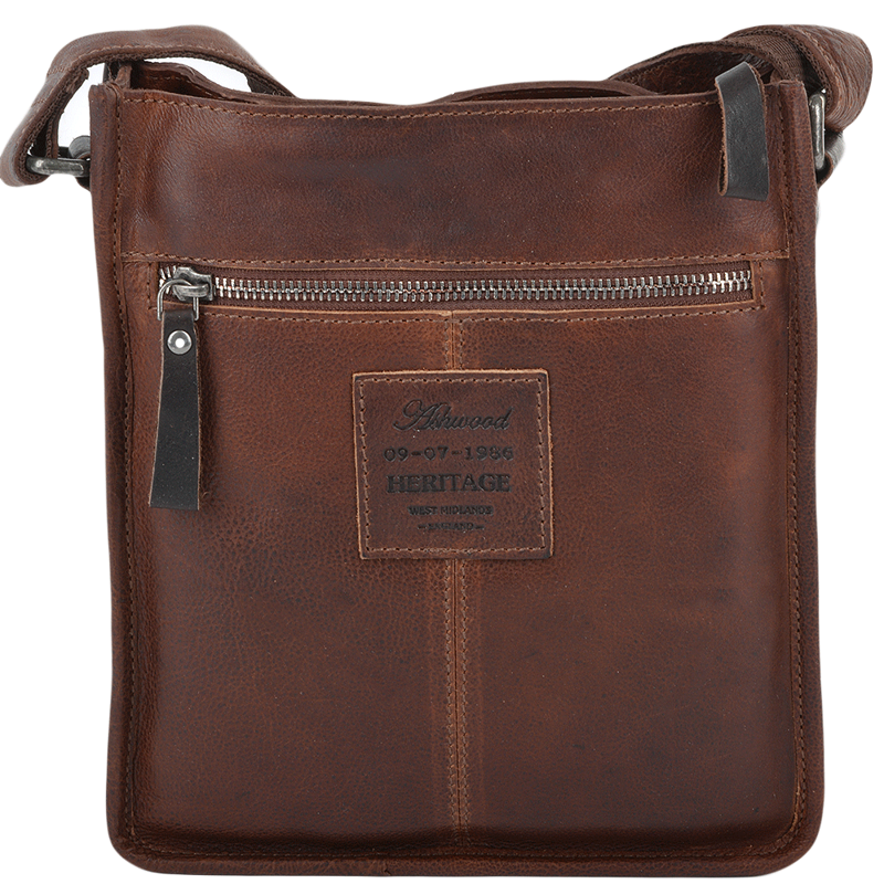 Ashwood Leather Body bag in Tan-2