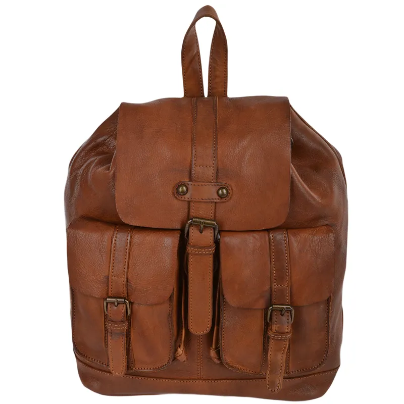 Ashwood Leather Rucksack in Tan