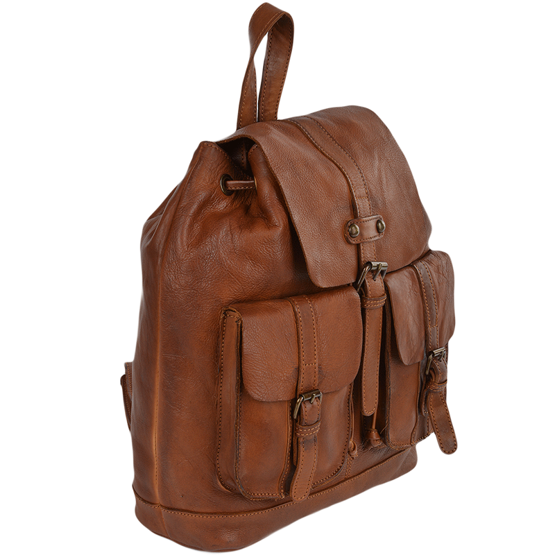 Ashwood Leather Rucksack in Tan-1