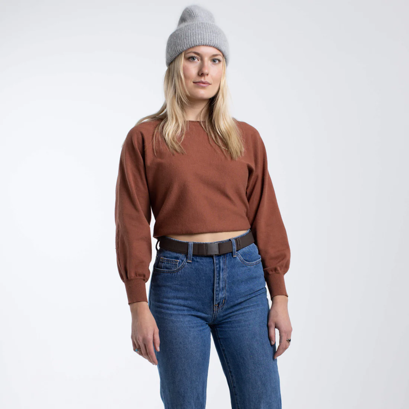 Arcade Atlas Slim A2 Stretch Belt in Medium Brown-3