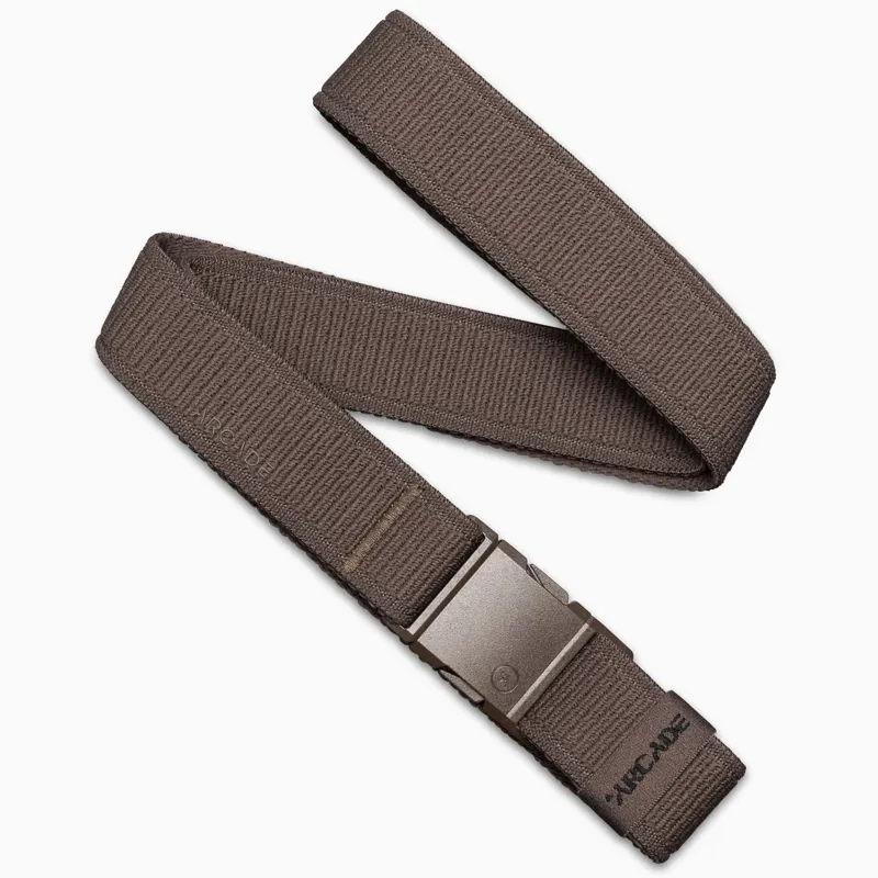 Arcade Atlas Slim A2 Stretch Belt in Medium Brown
