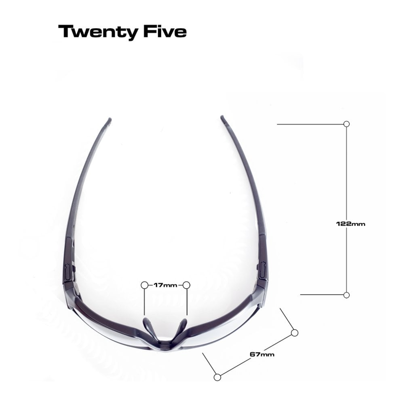 Bloc Twenty Five Sunglasses in Matt Black/Blue Mirror-1