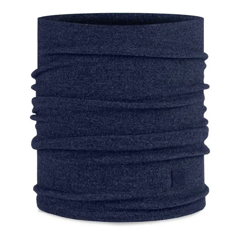 Buff Merino Fleece Neck Tube in Solid Navy