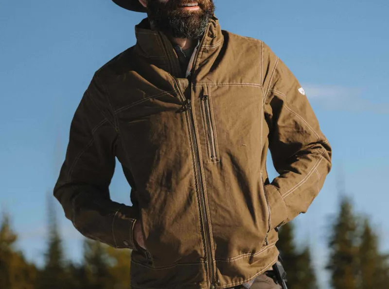 Kuhl Burr Mens Jacket in Khaki