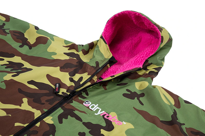 Dryrobe Advance Long Sleeve in Camouflage/Pink-4
