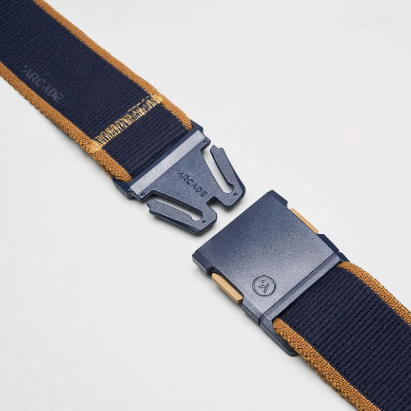 Arcade Carto A2 Stretch Belt in  Navy Tumbleweed-2