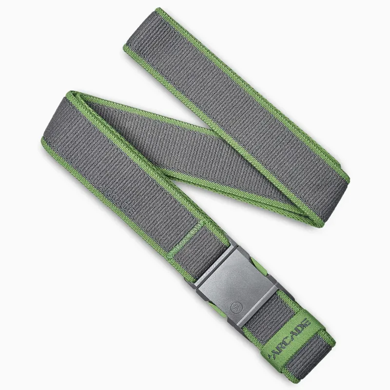 Arcade Carto Slim A2 Stretch Belt in Charcoal/Dill