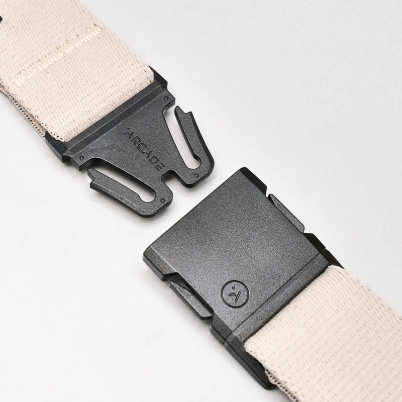 Arcade Charmer Slim A2 Stretch Belt in Oat-2