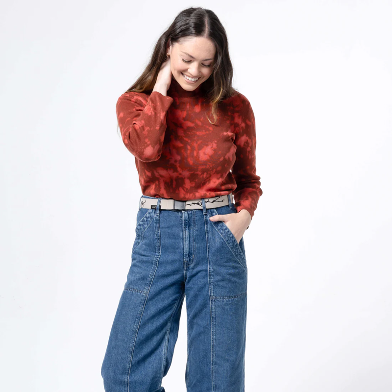 Arcade Charmer Slim A2 Stretch Belt in Oat-4