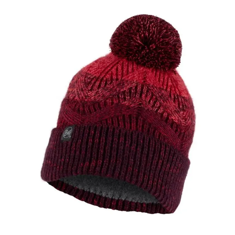 Buff Masha Knitted Hat in Mahogany