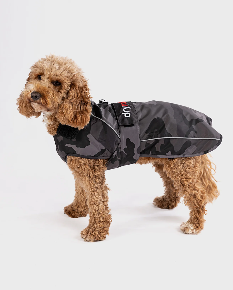 Dryrobe Dog Drying Robe V3 in Black Camo