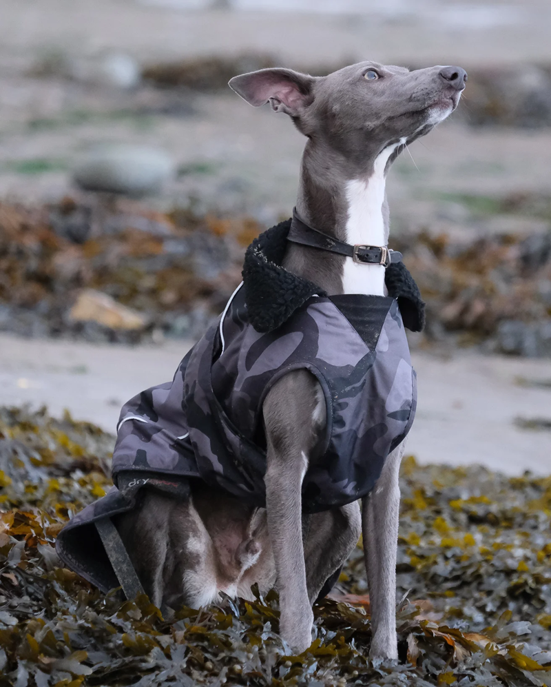 Dryrobe Dog Drying Robe V3 in Black Camo-6