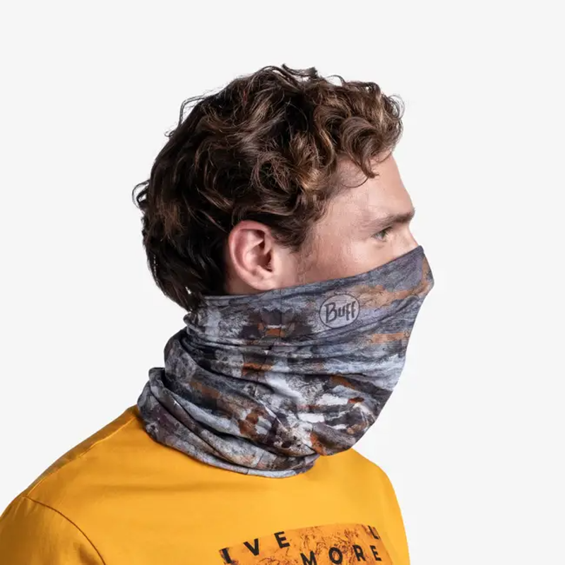 Buff Coolnet UV Insect Shield Neck Tube in Zeo Grey-2