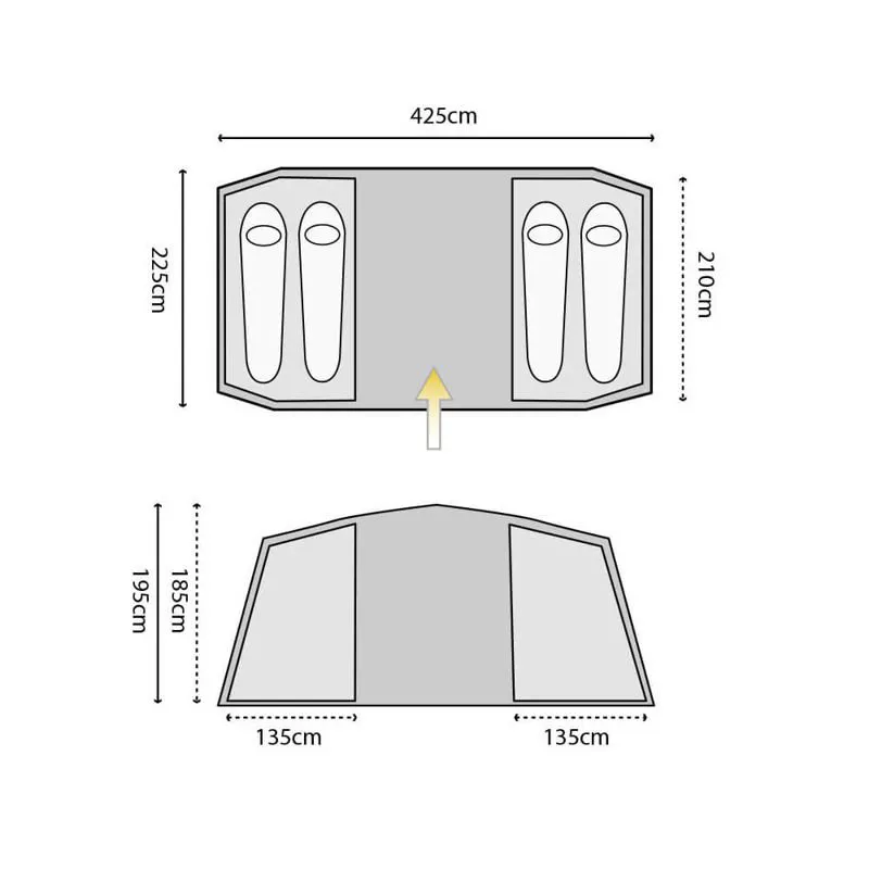 Highlander Cypress 4 Tent-1